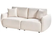 Modulsoffa 2-sits MESNALI Bouclé Off-White_1046268
