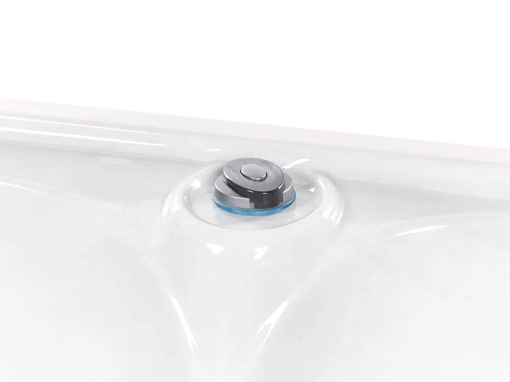 Outdoor Hot Tub with LED VILLARRICA White_965329