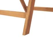 Garden Dining Set 6 Seater JAVA Acacia Wood Light Brown_802474