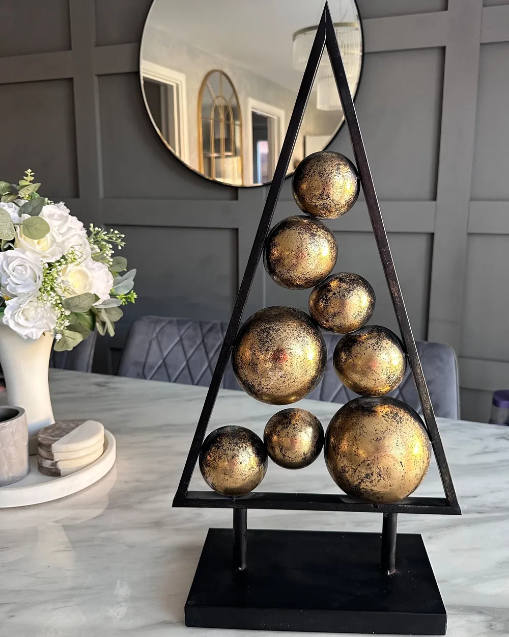 Christmas Decoration RANUA 65 cm Christmas Tree Gold_895605