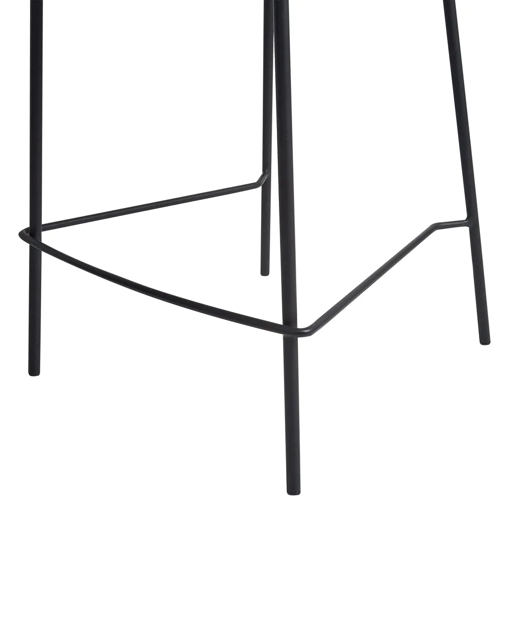 Set of 2 Bar Chairs DUETTE Velvet Olive Green_938860