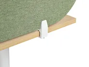 Skiljevägg för skrivbord SPARKY 160 x 40 cm Grön_1023065