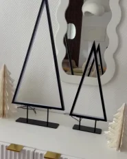 Christmas Decoration LED LOPPI 47/69 cm Christmas Tree Black_994697
