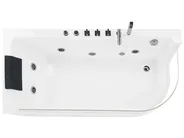 Corner Hot Tub with LED ACUARIO 1700 x 800 mm White Right Hand_755865