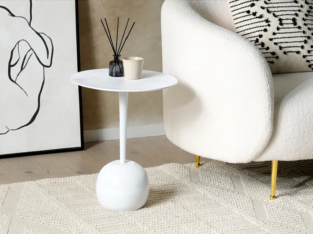 Side Table EUCLA Metal White