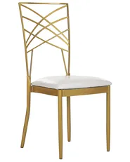 Ruokatuolisetti 2 kpl GIRARD Metalli Kulta_913460