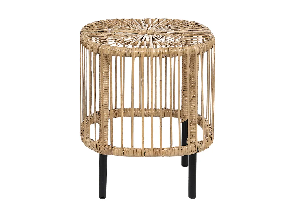 Set of 2 Coffee Tables CESENATICO Rattan Natural_873259
