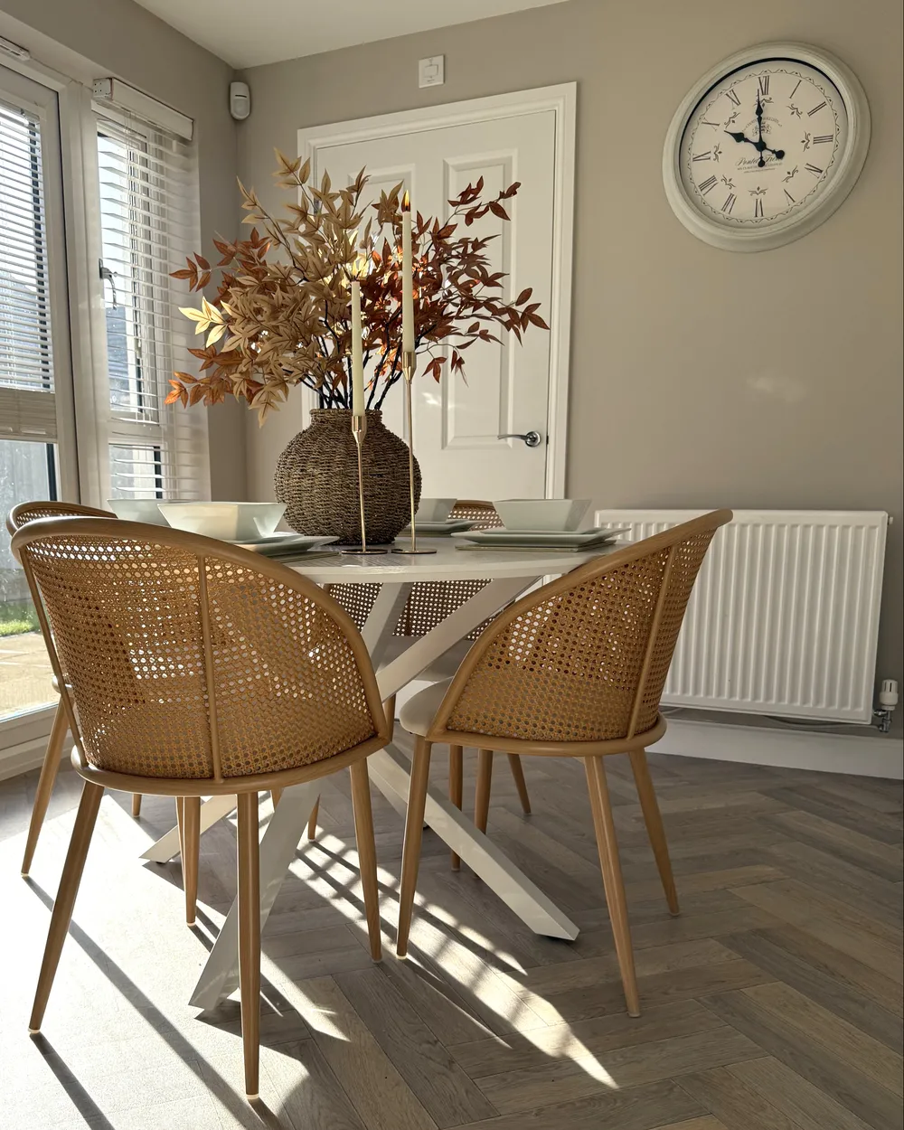 Ruokatuolisetti 2 kpl CORNELL Metalli Vaaleanbeige_1024017