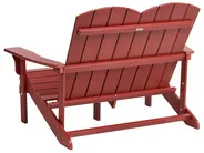 Puutarhapenkki ADIRONDACK 125 cm Punainen_1011804