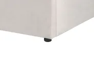 Säng med förvaring LAVAUR Sammet Off-White 160 x 200 cm_870938