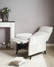 Reclinerfåtölj SELVIK Inklusive fotstöd Off-White_956135