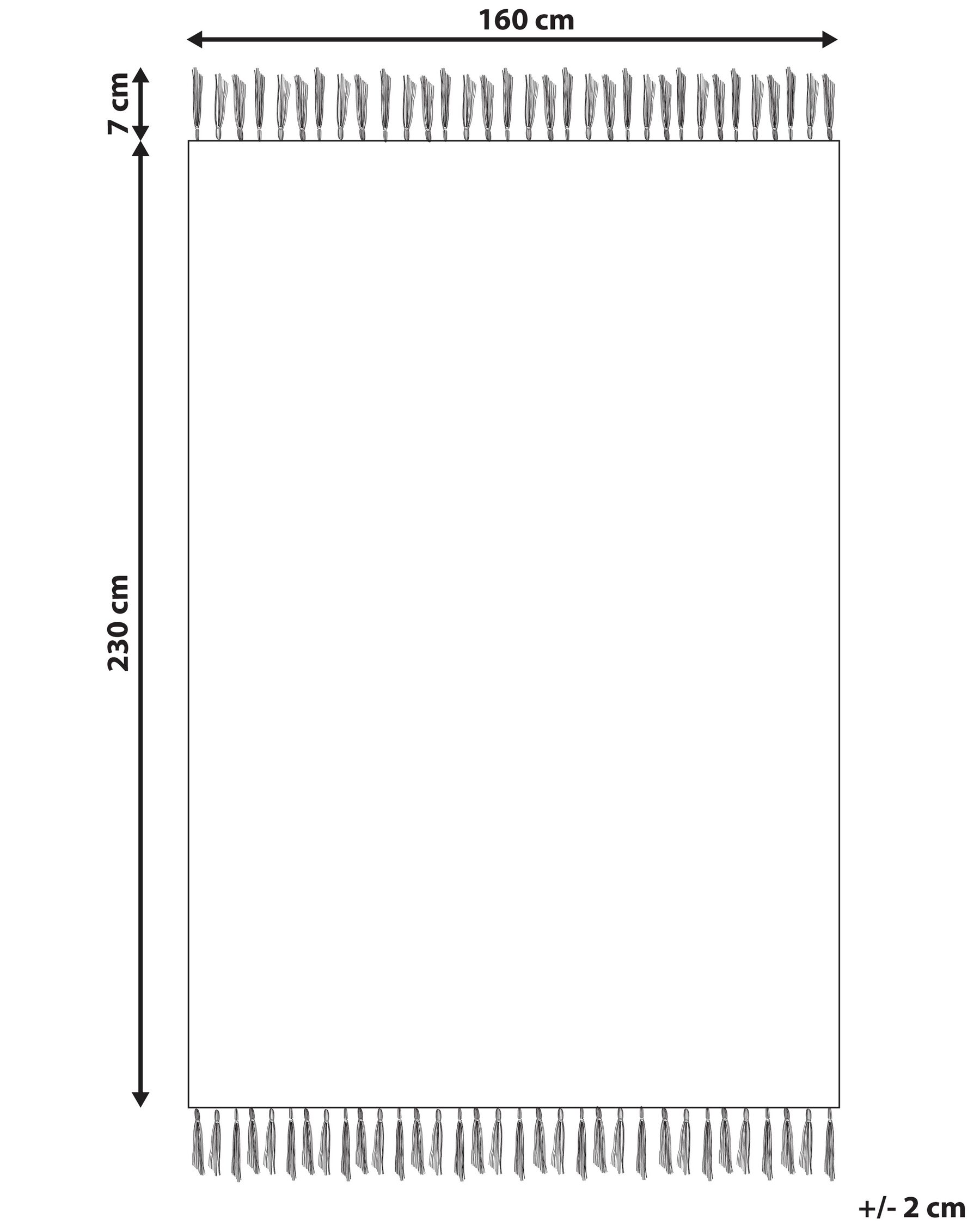 Matta GARNI Flerfärgad 160 x 230 cm Kelim Bomull_870144