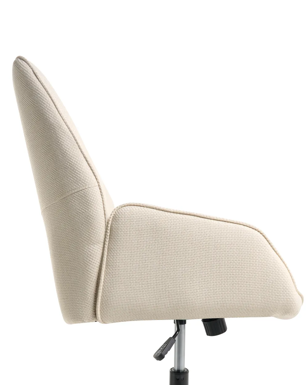 Kontorsstol CASTILE Konstlinne Off-White_1072489
