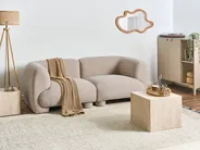 Modular Sofa 2 Seater MJALBI Boucle Beige_1075264