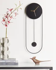 Wall Clock SALVAN 20 cm Metal Black_941078