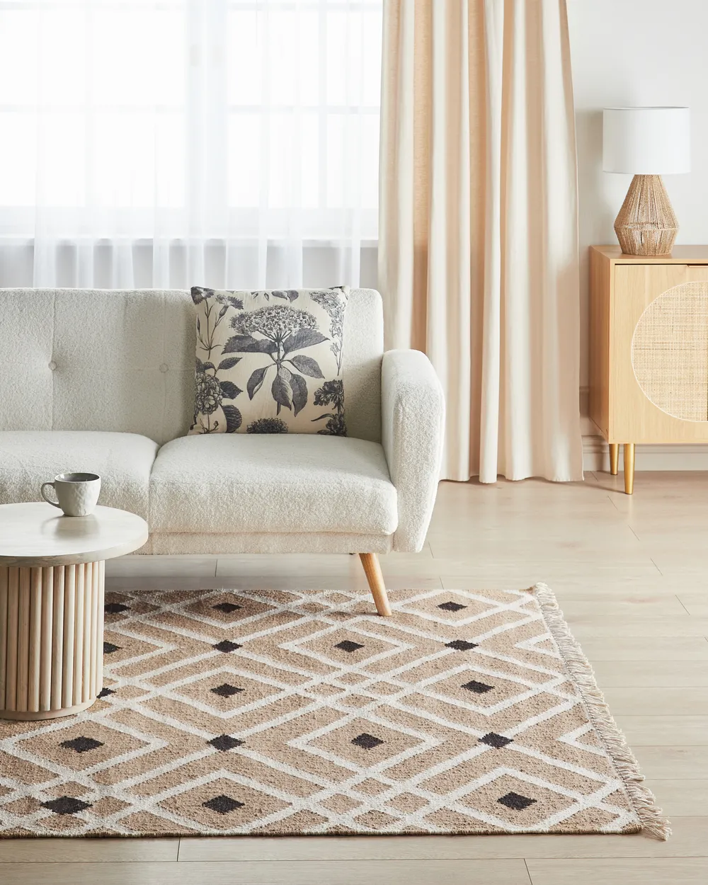 Matta ESENCIK Beige 160 x 230 cm Jute