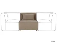 1-Seat Section LEMVIG Corduroy Taupe_876025