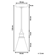 Pendant Lamp BERGANTES Glass Transparent_694656
