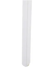 Set of 2 Garden Chairs SERSALE Synthetic Material White_820156