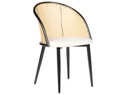 Ruokatuolisetti 2 kpl CORNELL metalli Musta_888146