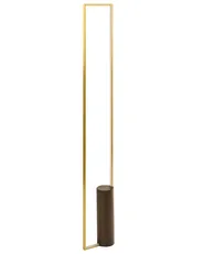 LED Floor Lamp PATRICIO Metal Gold_965310