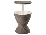 Kylbar AISA 49 cm 49 cm Imitation av trä Brun_1053676