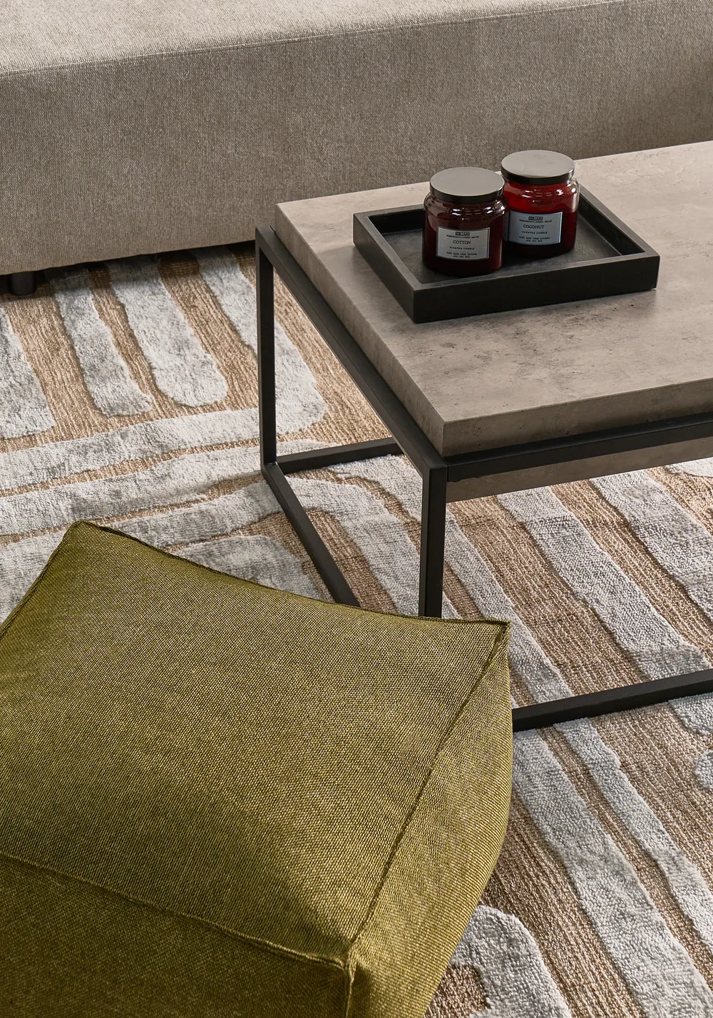 Rug MANDAI Beige 300 x 400 cm_1063909