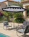Market Parasol 270 cm ISOLOTTO Grey
