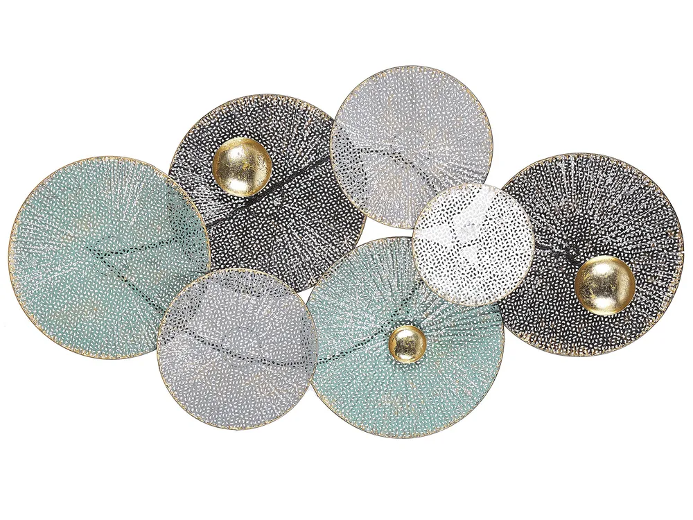 Wall Decor POLONIUM 49 cm Metal Multicolour
