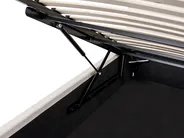 Ottoman Bed BRENON Fabric Light Beige 180 x 200 cm (EU Super King)_1056022