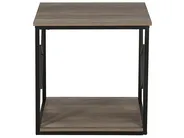 Side Table FORRES Brown/ Black_726094