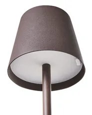 LED-pöytävalaisin langaton BACEIRO himmennettävä Metalli Ruskea_1041975