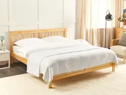 Bedspread RAGALA Cotton 220 x 240 cm Light Beige_915499