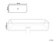Countertop Basin TRAVESIA 490 x 380 mm Ceramic White_922175
