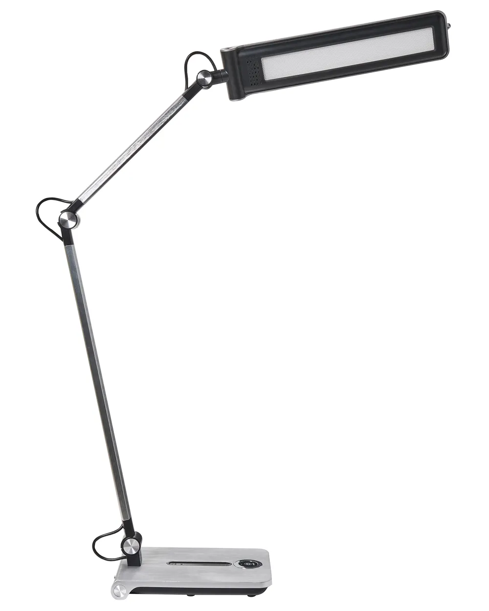 LED Desk Lamp AQUILA with Dimmer Silver_1018565