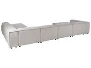 Modular Corner Sofa 5 Seater ARDAL Corduroy Taupe Left Hand_1011135
