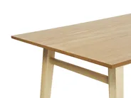 Dining Table VARLEY Natural Ash Wood 150 cm 90 cm_897123