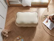 Klädd bänk JUNO Ljusbeige_1082141