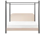 Pylvässänky buklee DANNEMOIS 180 x 200 cm Beige_961018