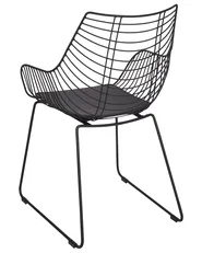Set of 2 Dining Chairs ANNAPOLIS Metal Black_907702
