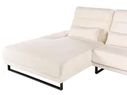 Corner Sofa 4 Seater IKAST Corduroy Beige Right Hand_960096