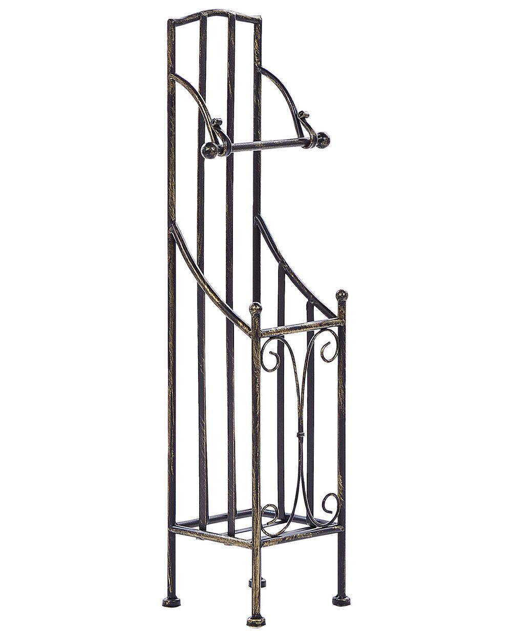 Toalettpapirholder BRISA Metall Svart