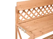 Potting Bench SPERLINGA 115 cm 116 cm Fir Wood Light Brown_1094905