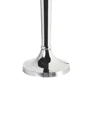 Candle Holder SANAFA 41 cm Metal Silver_765637