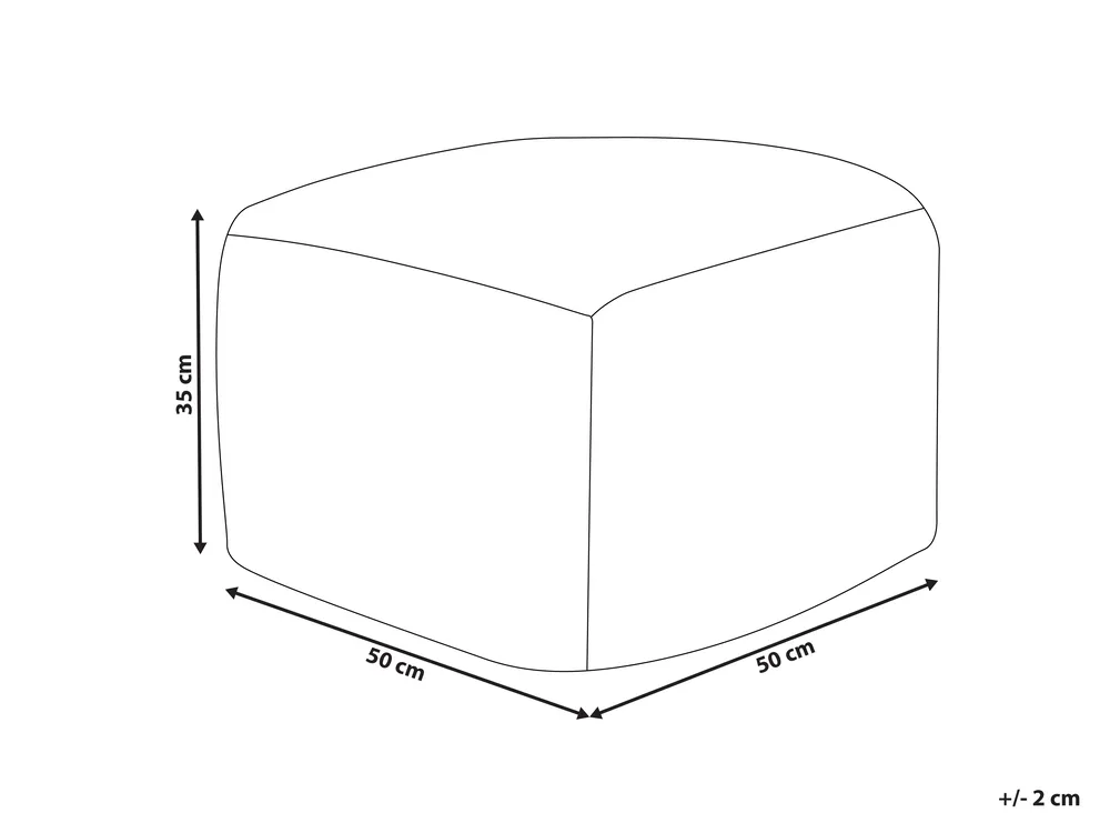 Sittpuff KINGRI Bomull Taupe_885725