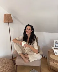 Fåtölj EVJE Konstlinne Beige_1160767