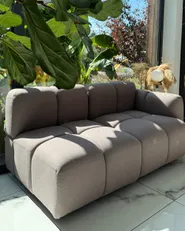 1-Seat Section MAKSABERG Fabric Taupe_1174004