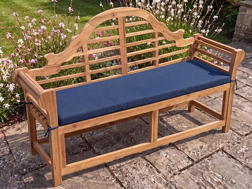 Sittdyna för bänk MARLBORO 151 x 46 cm Blå