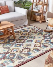 Rug FENER Multicolour 140 x 200 cm Jute_1095532