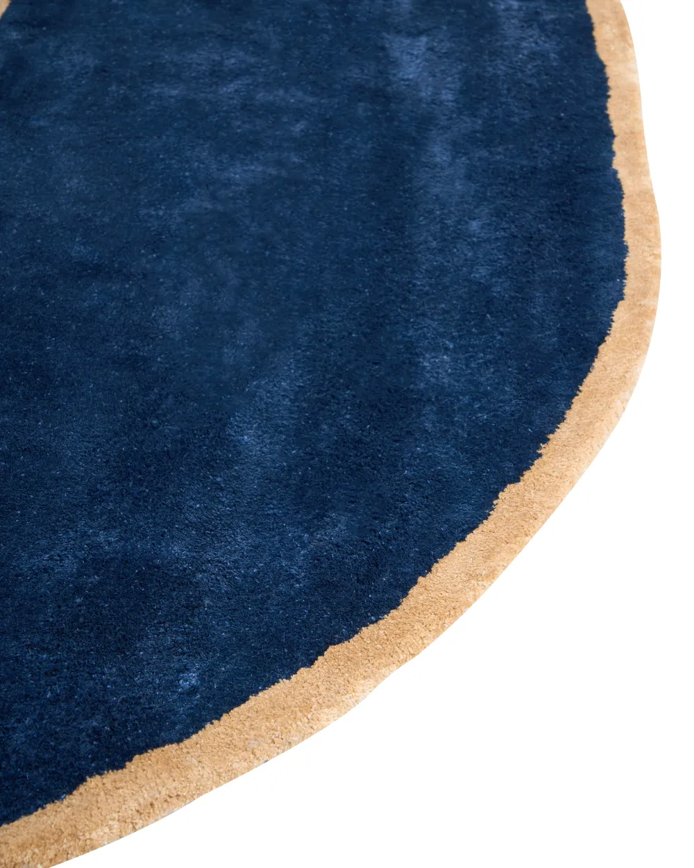 Rug KANRACH Navy Blue 200 x 200 cm Viscose_904050